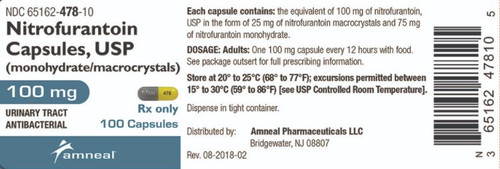 Nitrofurantoin M/M 100MG Cap 100