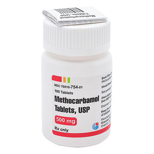 Methocarbamol 500MG Tab 100