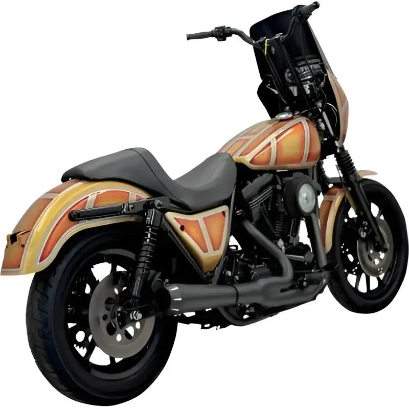 FXR用　ジャンク　Bassani サイレンサーのみ Bassani Road Rage 2:1 Exhaust FXR Mids - TMF Cycles