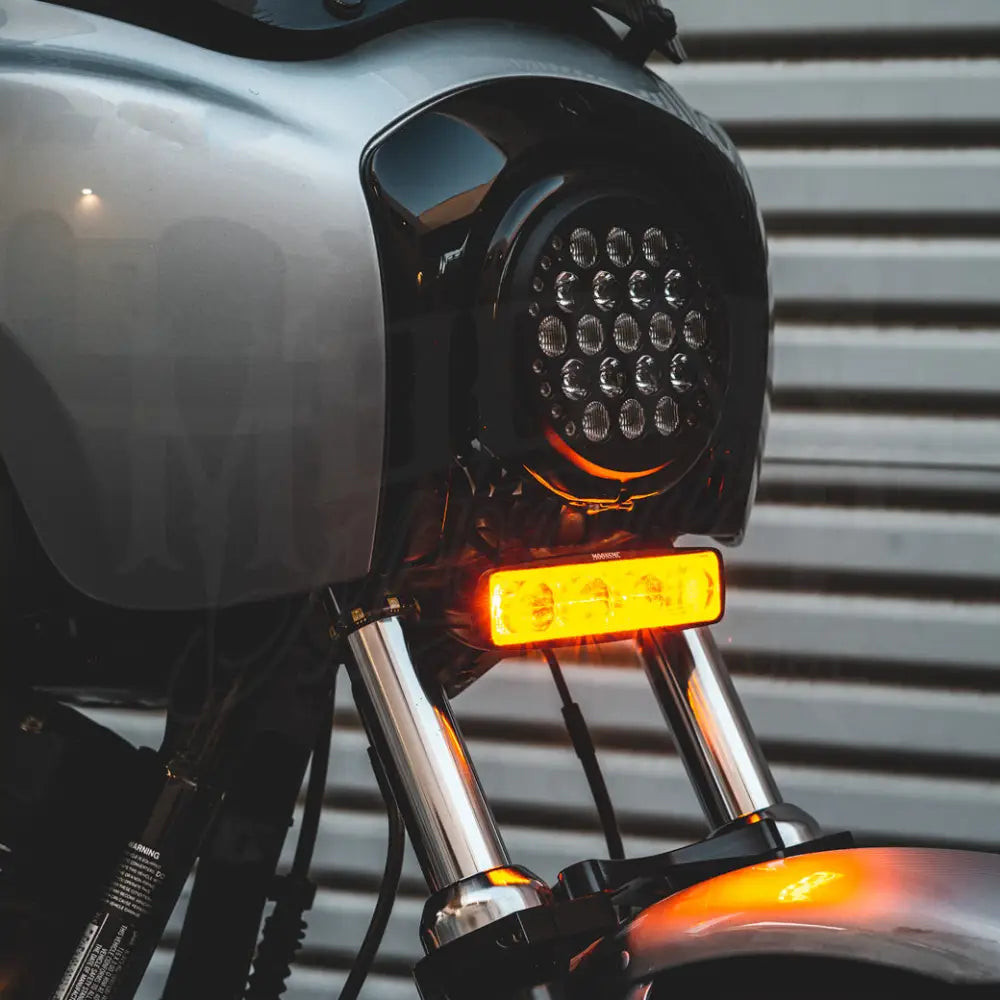 MOONSMC LEDバーライト ハーレーダビッドソン MOONSMC¬Æ V3 Dual Function White / Amber LED Light Bar