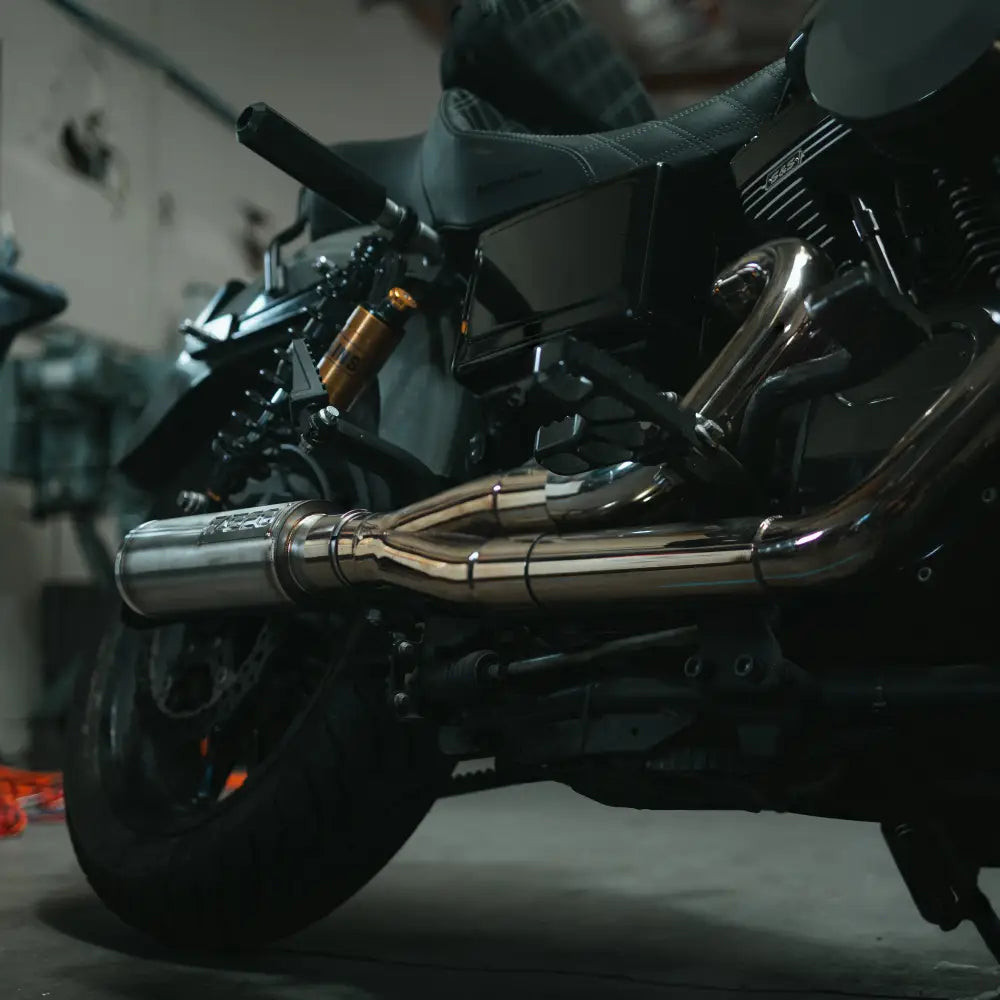 Fab 28 Dyna High Output Exhaust - TMF Cycles
