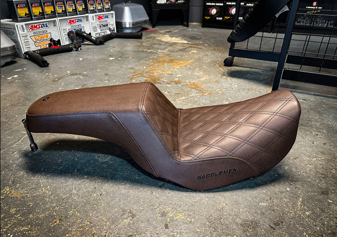 Saddlemen FXD Brown Motorcycle Seat | TMF Cycles