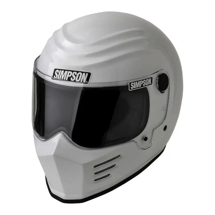SIMSON OUTLAW 57㎝フルフェイスWHT【ミラーシールドつき】 Simpson Outlaw Bandit - TMF Cycles
