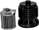 PC Racing Flo® "Spin-On" Oil Filter - Black Anodized