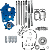 S&S CYCLE Cam Chest Kit - 496 Gear Drive Cam - Water Cooled - Chrome Pushtubes - M8 310-1386