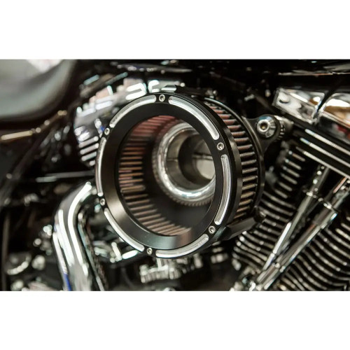 Trask Assault Charger High-Flow Intake Air Cleaner For Harley - Air/Fuel Components