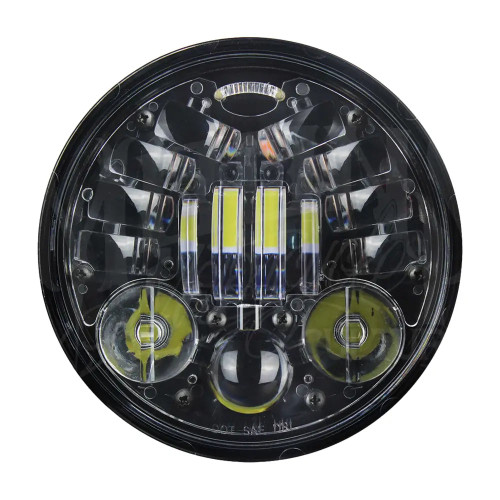 5.75 MOONSMC Moonmaker 3 LED Headlight For Harley
