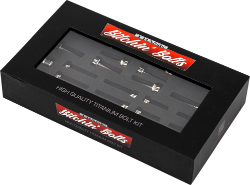 TRASK Bitchin' Bolts Hardware Kit - Titanium - M8 - Transmission TM-1050-I