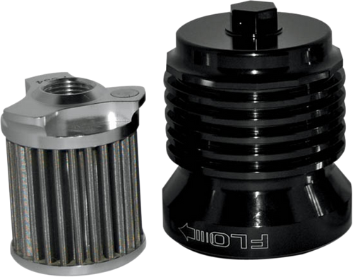 PC Racing Flo® "Spin-On" Oil Filter - Black Anodized