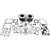 V-Twin MFG 95 inch Big Bore Twin Cam Cylinder and Piston Kit - Engine Components