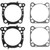 Cometic Head & Base Gaskets M8 4.320" .040/.014 Water Cooled 