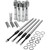 S&S Quickee Pushrods with Covers - 04-19 XL Chrome - Engine Components