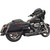 Bassani Short Road Rage 2-Into-1 Systems - 17 + FL Models / Black - Exhaust Components