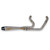 Intmdtr M8 Softail Mid Brushed Ss W/Black End Cap