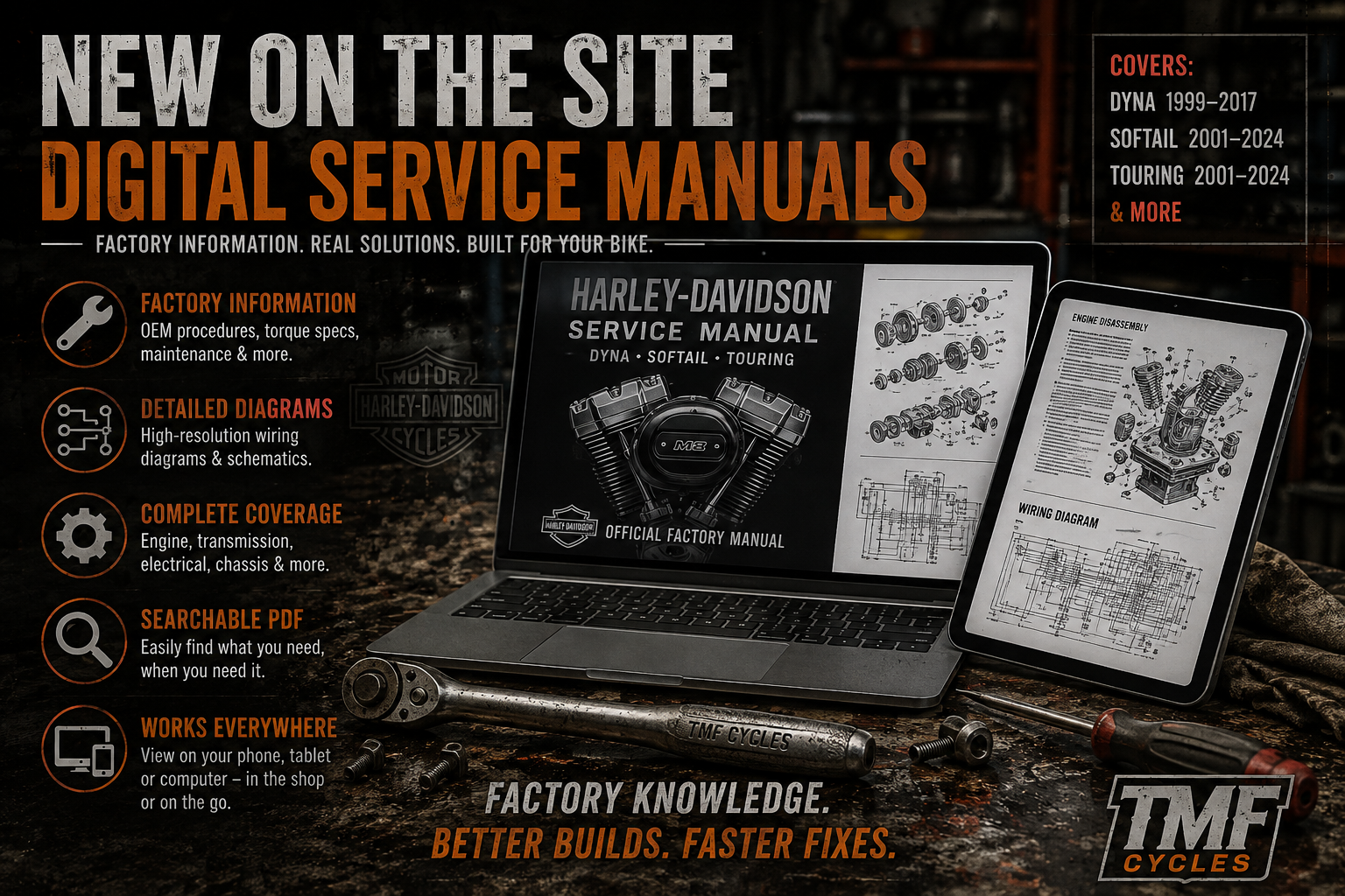 Harley-Davidson Digital Service Manuals: Factory-Level Repair Information at Your Fingertips
