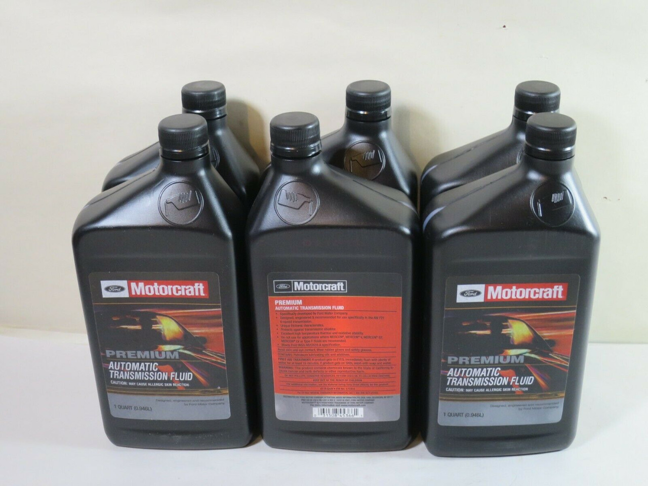 Motorcraft XT8QAW Premium Automatic Transmission Fluid Case of Six Quarts