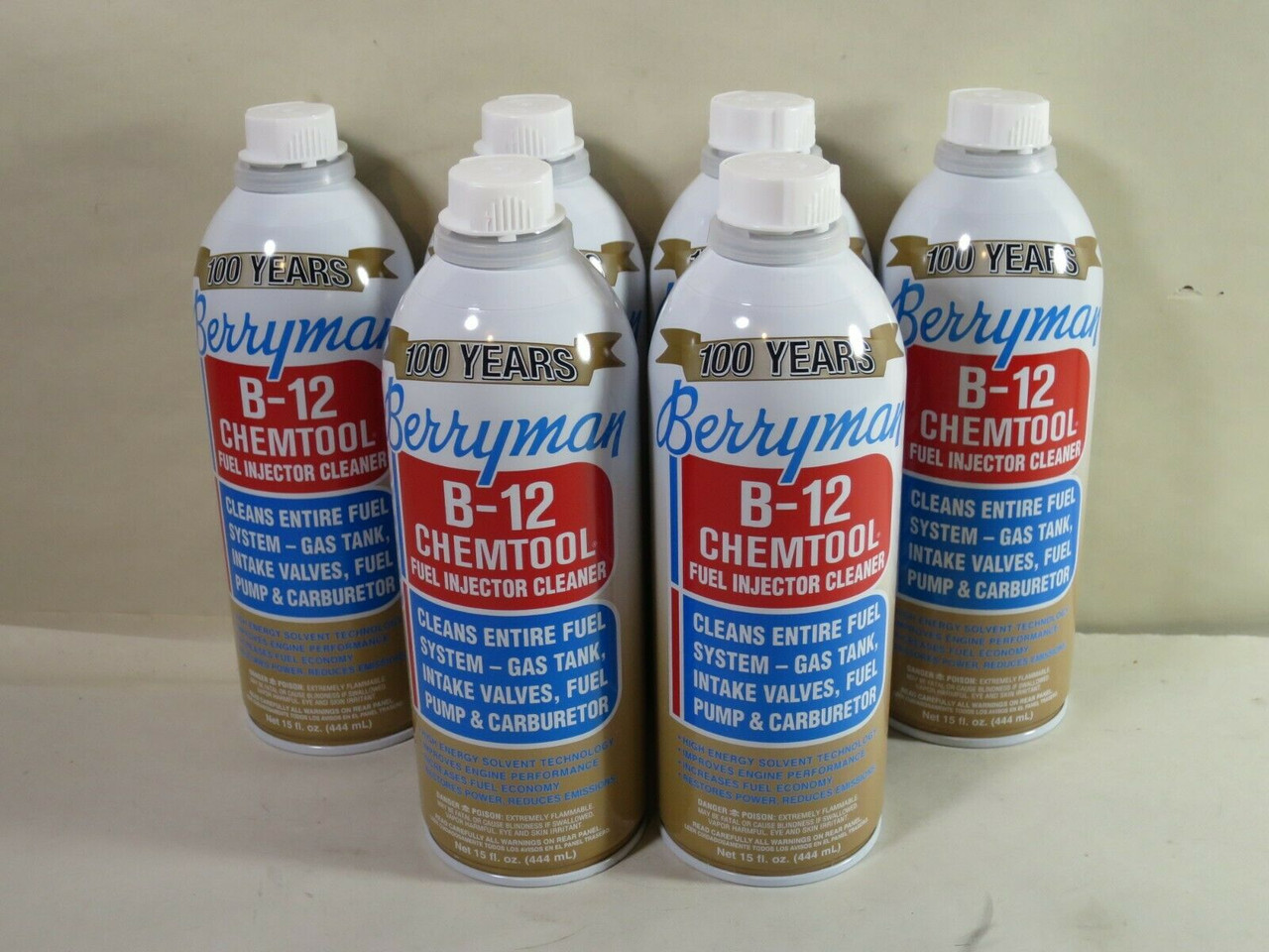 Berryman 0116 B-12 Chemtool Carburetor/Fuel Treatment-Injector Cleaner  6-Pack