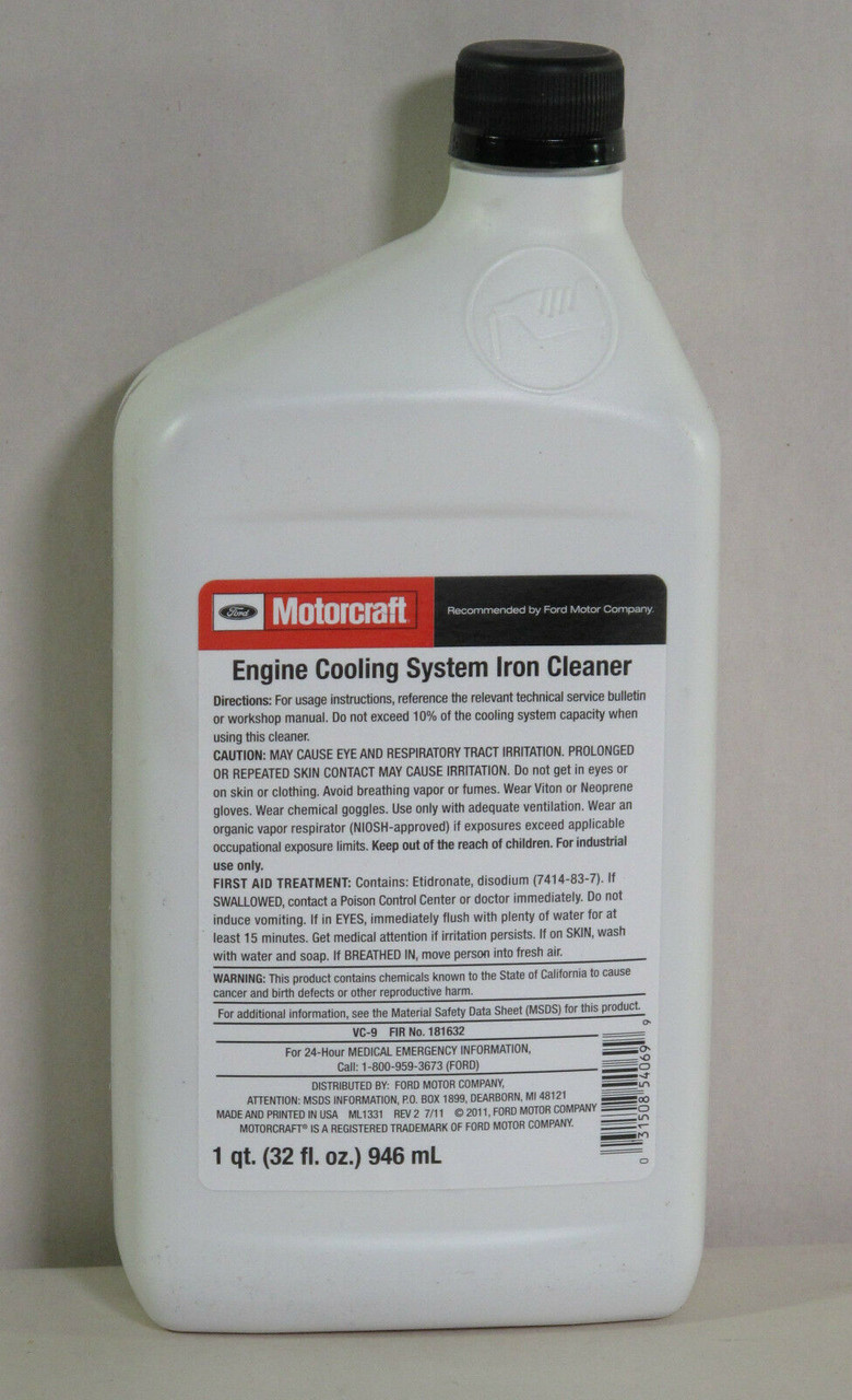 Motorcraft VC-9 Engine Cooling System Iron Cleaner 32oz.