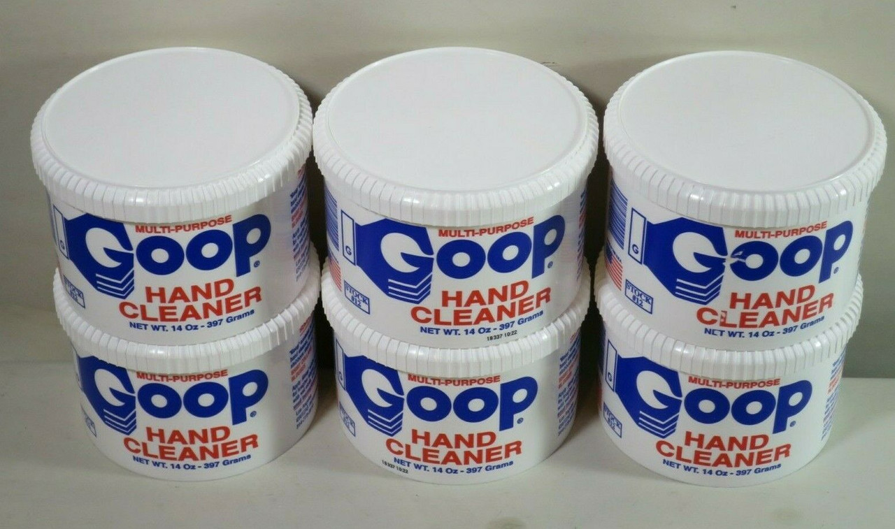 Goop 14oz. Multi-Purpose Water-less Hand Cleaner & Stain Lifter Case of 6