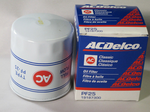 Camaro Classic  Vintage PF25 Oil Filter w/AC logo NEW AC Delco new in the box., 707773421772,, Classic Survivor, Classicsurvivor, Specialized Engine Parts, jamhook503, hpc503