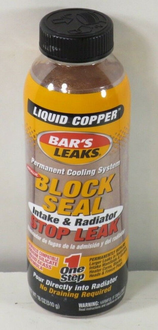 Bar's Leaks 1109 Block Seal Liquid Copper Intake and Radiator Stop Leak - 18 oz., 046087011096, Classic Survivor, Classicsurvivor, Specialized Engine Parts, jamhook503, hpc503