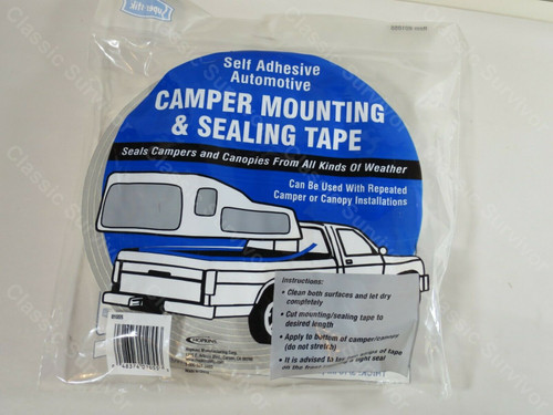 Carrand 01055 Truck Canopy Camper Mounting Weatherstrip Sealing Tape 30 Ft.,  048374010553, Classic Survivor, Classicsurvivor, Specialized Engine Parts, jamhook503, hpc503,