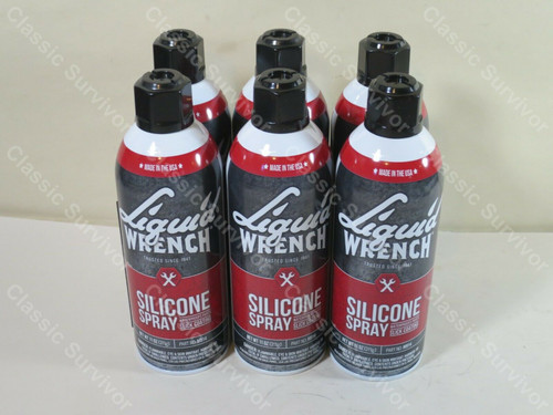 Liquid Wrench M914 Silicone Spray, Aerosol Can, 11 Oz. Slick Coating Case of 6, 078698137902, Classic Survivor, Classicsurvivor, Specialized Engine Parts, jamhook503, hpc503
