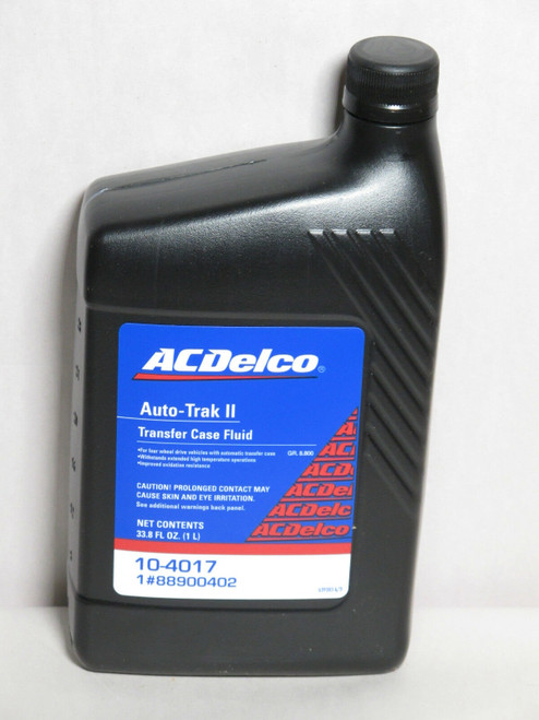 ACDelco 10-4017 Auto-Trak II 88900402 Transfer Case Fluid - 33.8 oz Case of 12
