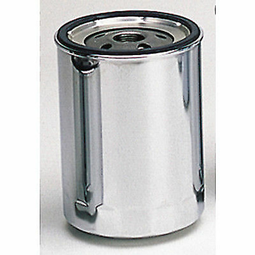 Moroso 22320 Chrome Oil Filter - Chevy Tall Style - 13/16" -16UNF thread