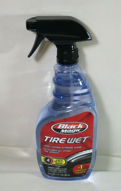 Black Magic BM23 Tire Wet, 23 oz.Long Lasting Extreme, spray, gel, foam, on plastic, wet look, applicator, Classic Survivor, Classicsurvivor, Specialized Engine Parts, jamhook503, hpc503, 077249200324