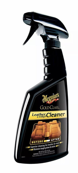 Meguiar's G18516 Gold Class Leather & Vinyl Cleaner 16oz Bottle