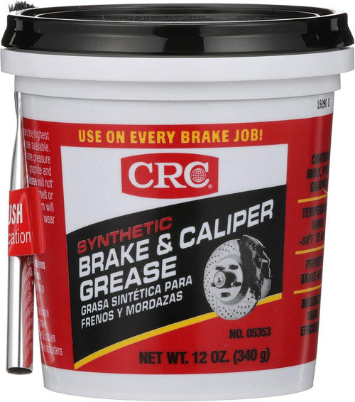 CRC 05353 Synthetic Brake and Caliper Grease 12oz Tub with Brush