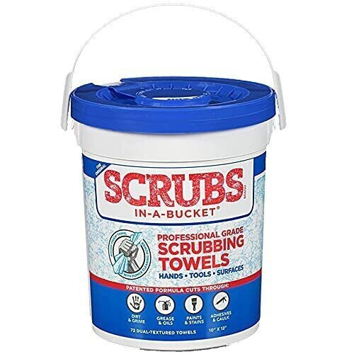 Permatex 42274 Permatex Scrubs in A Bucket Scrubbing Towels - 72 Count