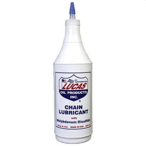 Lucas 10014 Chain Lubricant with Molybdenum 32oz Bottle Case of 12