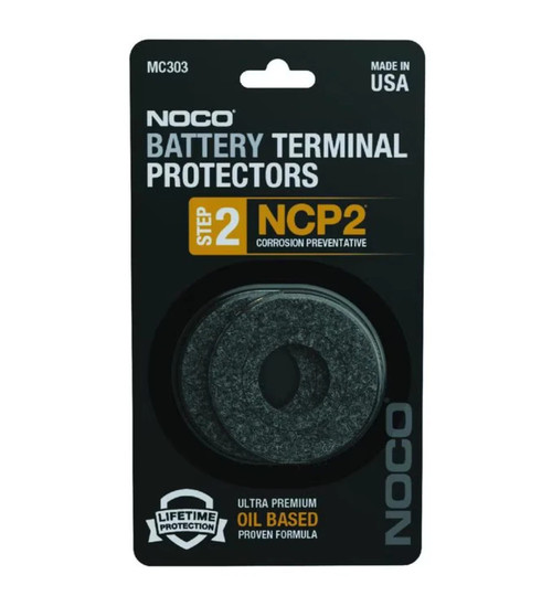 NOCO NCP-2 Top Battery Terminal Protectors 2-Pack Corrosion Preventative Treated