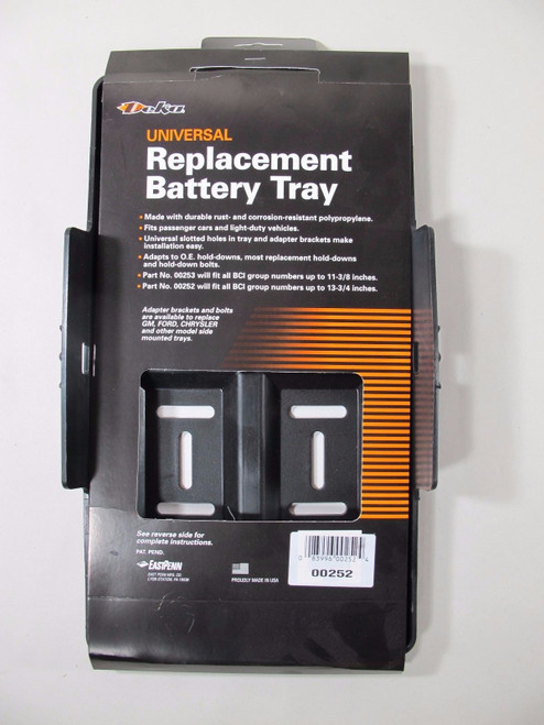 Deka East Penn 00252 Universal Replacement Battery Tray