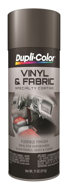 Dupli-Color HVP111 Vinyl and Fabric Spray- Charcoal Gray 11oz Aerosol Can