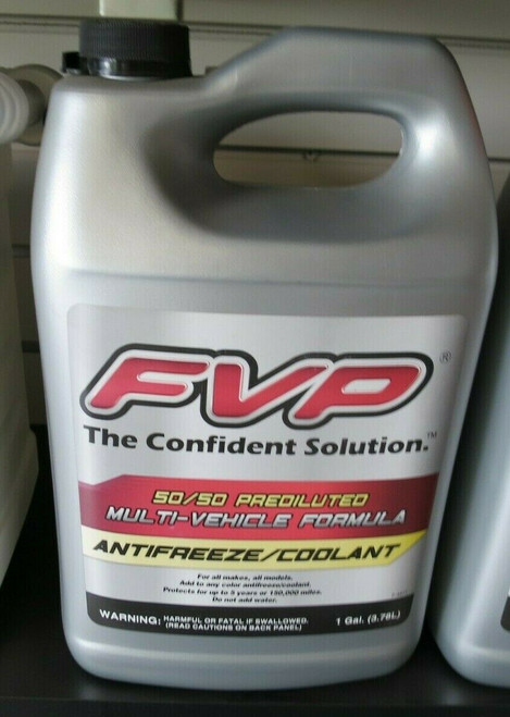 FVP Antifreeze / Coolant 1-Gallon 50/50 Prediluted Orange Formula