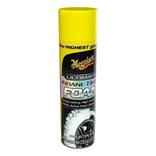 Meguiar's G210419 Ultimate Insane Shine High Gloss Tire Foam 19oz Can Case of 6