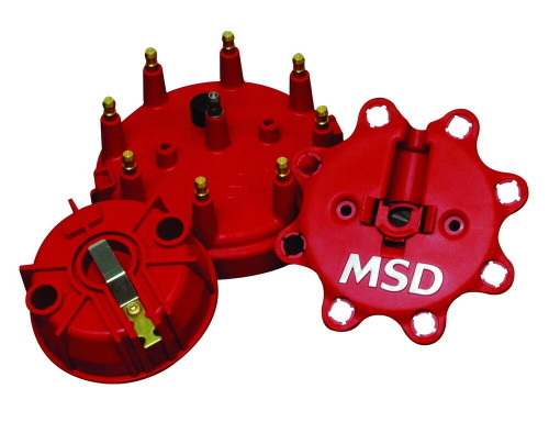 MSD 84085 Distributor Cap And Rotor Kit Brass Terminals 8408 8423