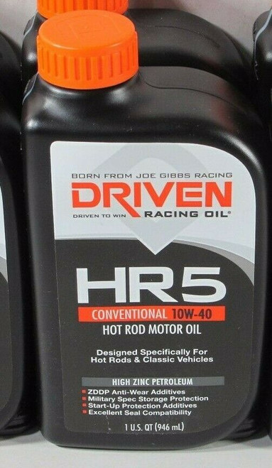 Driven Racing Oil HR 10W-40 Conventional Motor Oil 03806 One Quart