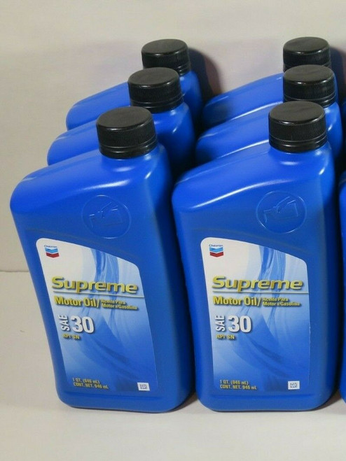 812791Ê Chevron Supreme Motor Oil SAE30 1-Quart Case of 6, 023968467210,hpc503, Classic Survivor, Classicsurvivor, Specialized Engine Parts, jamhook503