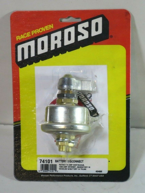 Moroso Battery Disconnect Switch - Heavy Duty 74101, 084663741012, Classic Survivor, Classicsurvivor, Specialized Engine Parts, jamhook503, hpc503