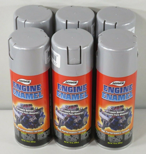 Aervoe 575 Engine Enamel Paint Dull Aluminum 12 Oz Can Case of Six, Classic Survivor, Classicsurvivor, Specialized Engine Parts, jamhook503, hpc503