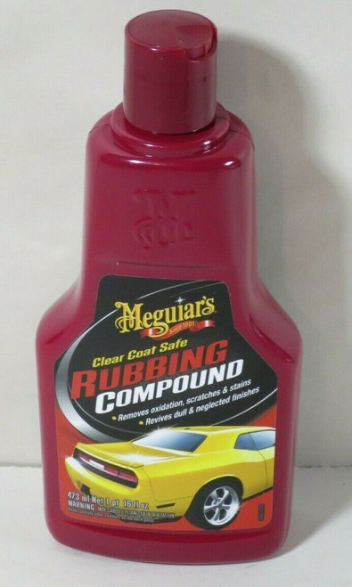 Meguiar's Clear Coat Safe Rubbing Compound G18016 Removes Oxidation & Scratches, 	070382007263, Classic Survivor, Classicsurvivor, Specialized Engine Parts, jamhook503, hpc503