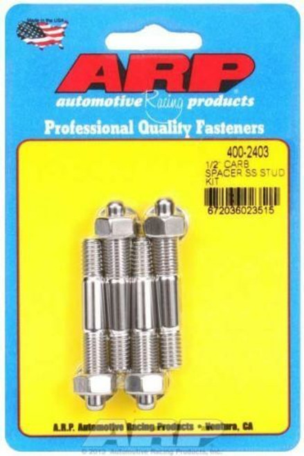 ARP 400-2403 1/2 Spacer SS carburetor stud kit, 672036023515, Classic Survivor, Classicsurvivor, Specialized Engine Parts, jamhook503, hpc503