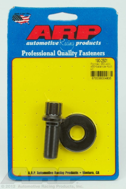 ARP 190-2501 Black Pontiac 350-400-455 Balancer Bolt Kit, 672036004835, Classic Survivor, Classicsurvivor, Specialized Engine Parts, jamhook503, hpc503