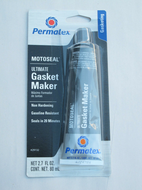Permatex 29132 MotoSeal 1 Ultimate Gasket Maker Grey, 2.7 oz. New, 686226291325
