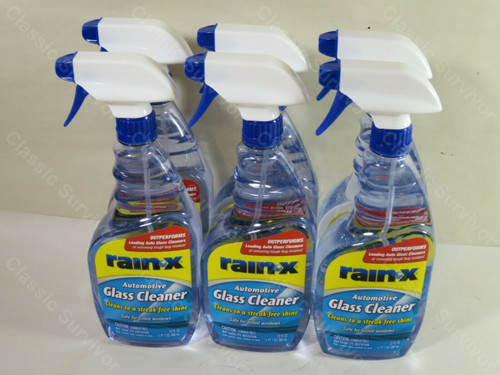 RainX 630018 Glass Cleaner 23oz. Cleans to a Streak-Free Shine Case of 6 Bottles, 079118300180, Classic Survivor, Classicsurvivor, Specialized Engine Parts, jamhook503, hpc503
