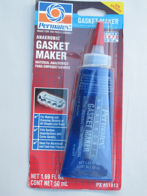 Permatex 51813 Anaerobic Gasket Maker (1.69 fl. oz. Tube), 686226518132, Classic Survivor, Classicsurvivor, Specialized Engine Parts, jamhook503, hpc503